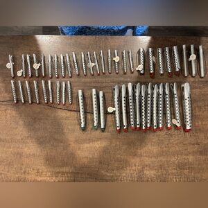 49 Vintage Hair Curlers Various Sizes